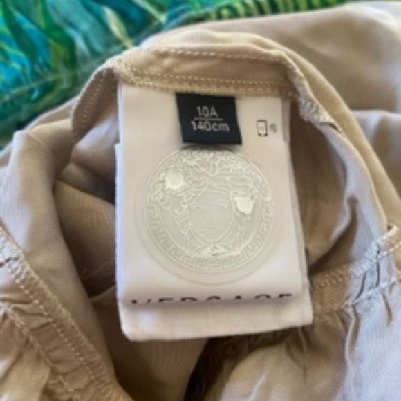 COPY - VERSACE Jungle Printed Silk Georgette Dress 100% Authentic - Picture 5 of 7